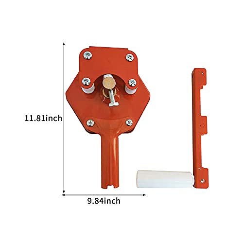 Faderr Torno de manivela de Invernadero, Máquina Manual de Dispositivo de elevación Enrollable Manual de película de Pared Lateral de Bloqueo automático, Torno de manivela Manual de Invernadero