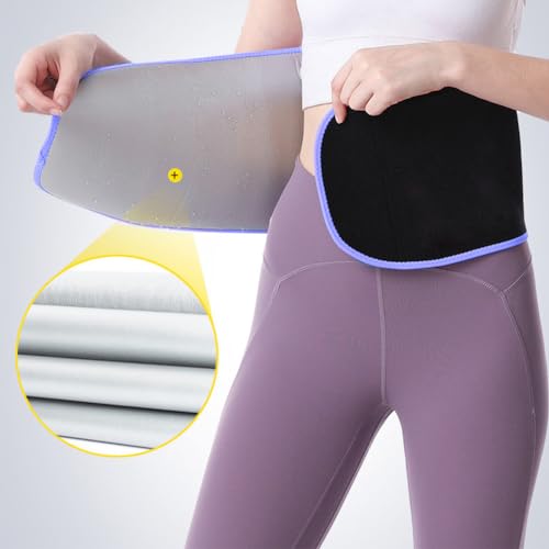 Faja Reductora Mujer y Hombre Fajas Reductoras Abdomen Efecto Sauna Faja Adelgazante Faja Reductora de Neopreno Cinturón Lumbar Abdominal Faja Reductora Adelgazante para Sudar y Hacer Deporte,Azul