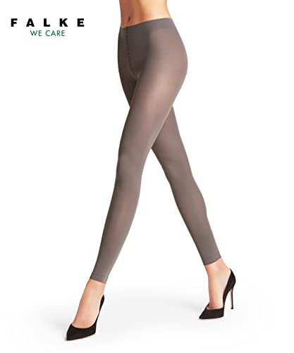 FALKE Pure Matt 50 DEN W LE fino 50 den semi opaco unicolor 1 pieza, Leggings Mujer, Gris (Platinum 3903) nuevo - ecológico, S