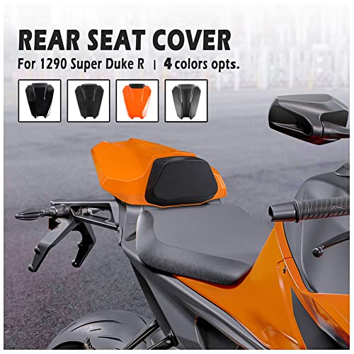 Fayedenicy Housse de Selle Solo pour Passager arrière de Moto, carénage arrière, Section arrière, Bosse, Accessoires pour K.T.M 1290 Super Duke Superduke R 2020 2021 2022 2023 (Aspecto de Carbono)