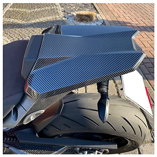 Fayedenicy Housse de Selle Solo pour Passager arrière de Moto, carénage arrière, Section arrière, Bosse, Accessoires pour K.T.M 1290 Super Duke Superduke R 2020 2021 2022 2023 (Aspecto de Carbono)