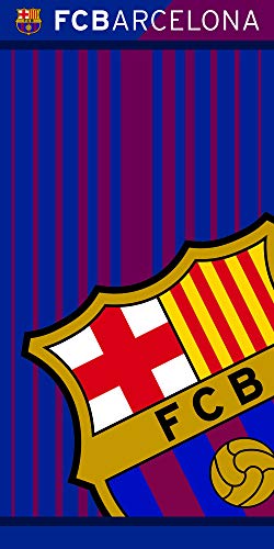 Fc Barcelona 113075-FCB202, Toalla, Poliéster, Azulgrana, 70 x 140 cm