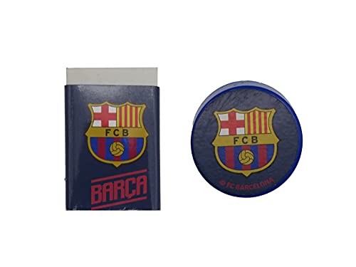 FC BARCELONA - Estuche Portatodo, Material Escolar y Oficina, Para Niños y Niñas, Con Cremallera, (CyP Brands).