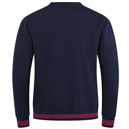 FCB FC Barcelona - Sudadera Oficial para Hombre - con el Escudo del Club - Mediana