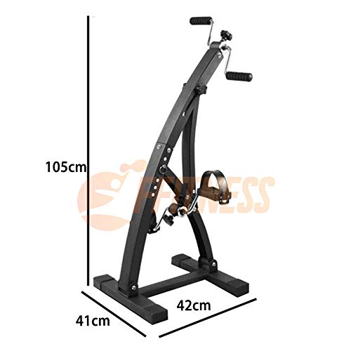 FFitness Pedalero brazos piernas FMMD408N rehabilitación doble ciclo mini bicicleta gimnasia pasiva bicicleta manillar pantalla casa casa gimnasio