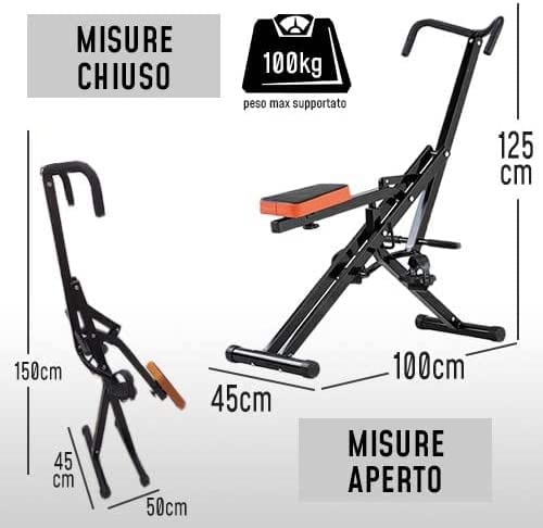 FFITNESS Total Body Pump Home Fitness Trainer Power Crunch Herramienta multifunción para PECTORALES Glúteos abdominales piernas brazos FLTBC300ND