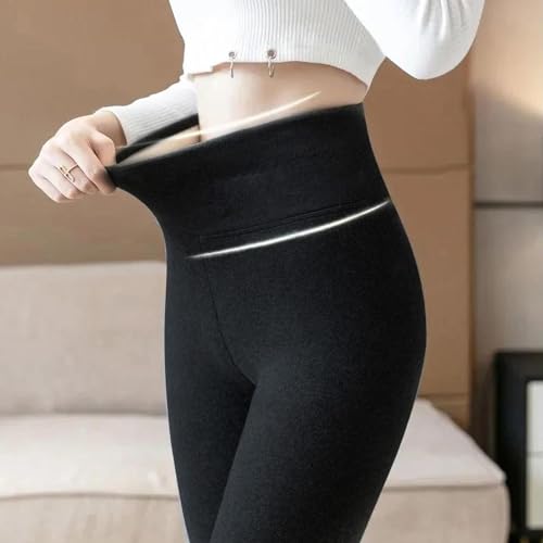 FINPAN Pantalones térmicos de Invierno para Mujer, Leggings De Invierno para Mujer con Forro Polar, Leggings de Yoga para Mujer para Gimnasio, Ejercicio, hogar, Correr, Hacer Ejercicio, Senderismo