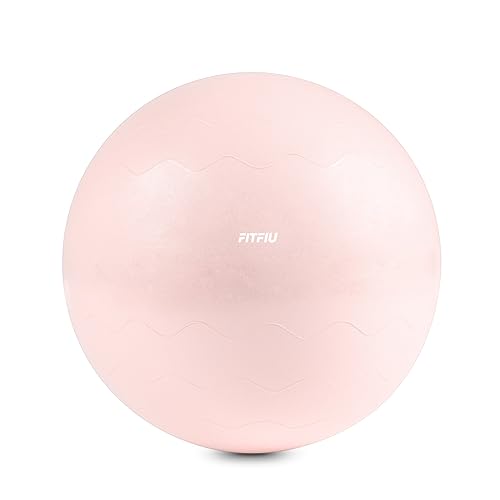 Fitfiu Fitness KITWELL-600 - Pack de 6 Accesorios Yoga Pilates Color Rosa Que Incluye Esterilla, Pelota, Rueda, masajeador de pie, Barra de Masaje y Correa de Yoga