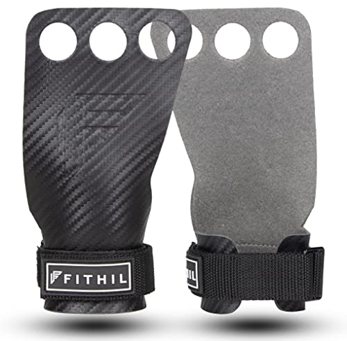 Fithil Calleras para Crossfit Hombre y Mujer - Guantes Fitness para Gimnasio, Calistenia y Gimnasia Artística (S)