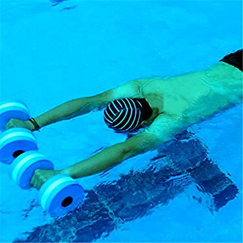 Fitness 1 Aqua Ejercicio Piscina Barbells Mancuernas Barras Espuma Mano Par Fitness & Yoga Equipment Compra Venta Maquinas Gimnasio (Green, One Size)