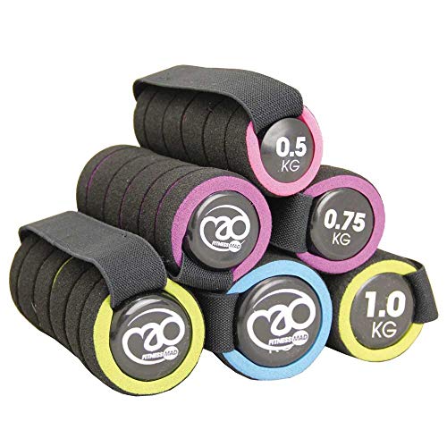 Fitness Mad Pro - Pesas para Manos (0,75 kg), Color Morado