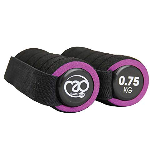 Fitness Mad Pro - Pesas para Manos (0,75 kg), Color Morado