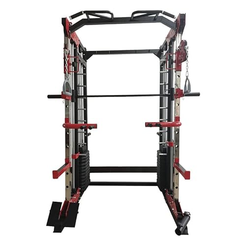 Fitness Tech - Smith Machine S 8000 - Máquina de Musculación Completa - Entrenamiento de Alta Intensidad - Alta Resistencia