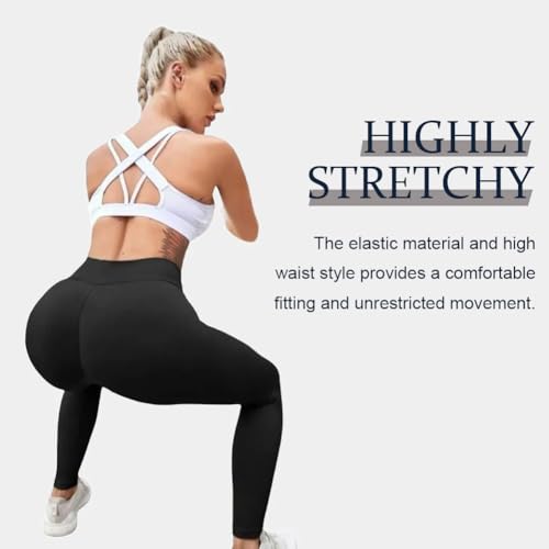 flintronic Leggins Mujer, Cintura Alta Mallas Deporte, Leggings Deportivos para Mujer, Mujer Fitness Pantalones Deporte Mujer, Leggings Deportivos para Fitness Training