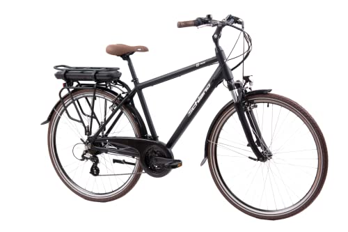 F.lli Schiano E-Ride 28'', Bicicleta Electrica de Paseo, Hombre , Negra