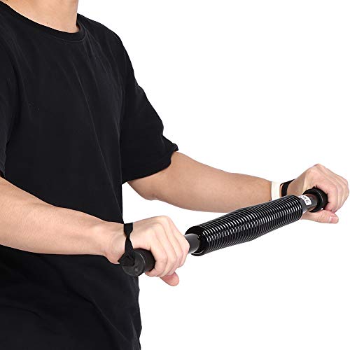 FOLOSAFENAR Ejercitador de Músculos del Brazo, Función Múltiple del Entrenador del Brazo para Adultos para la Espalda para el Brazo para el Hombro(Tambor Negro, 80 KILOGRAMOS)