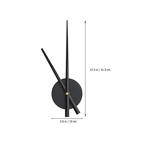 FOMIYES Reloj de pared de cuarzo mecanismo de movimiento de L reloj DIY Grand Cross- Point Reloj Agujas de pared 3D Inicio Decoración Cuarzo Reloj