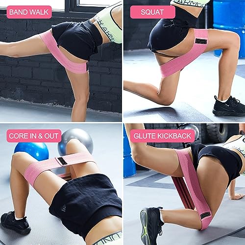 Fousenuk Gomas Elasticas Musculacion, Mini Cintas (Set de 3), Bandas de Fitness para Resistencia em Casa, Ligas para Ejercicio Gluteos