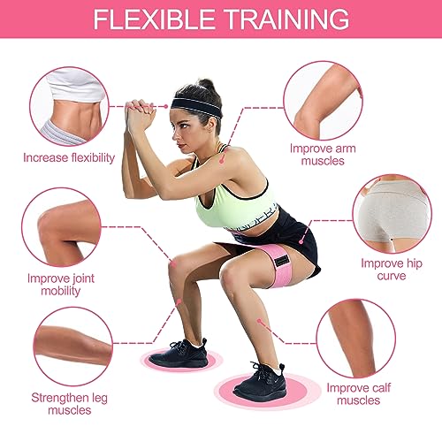 Fousenuk Gomas Elasticas Musculacion, Mini Cintas (Set de 3), Bandas de Fitness para Resistencia em Casa, Ligas para Ejercicio Gluteos