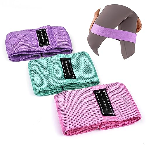 Fousenuk Gomas Elasticas Musculacion, Mini Cintas (Set de 3), Bandas de Fitness para Resistencia em Casa, Ligas para Ejercicio Gluteos