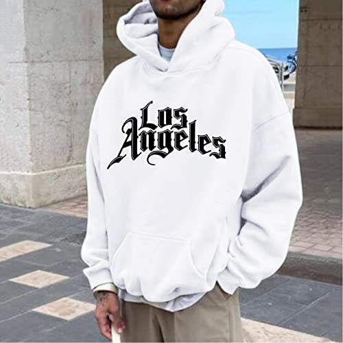 Fulidngzg Sweatshirt Hombre: Sudaderas con Capucha Deportiva Sudadera Regular Sudadera Roja Moto Casual Sudadera Negra Moto Sudadera Extremoduro Hoodie Personalizadas Otoño Manga Larga