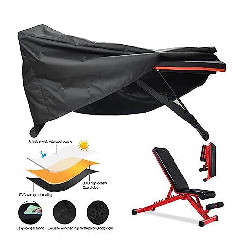 Funda para banco de ejercicios, cubierta impermeable para tabla de abdominales, funda protectora duradera para taburete de entrenamiento físico, tela transpirable a prueba de polvo para proteger vario