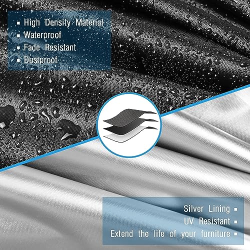 Funda para Bicicleta Elíptica para Interior y Exterior,Cubierta Impermeable Funda Máquina Elíptica,Máquina Elíptica para Uso Doméstico Cubierta Protectora Impermeable(Size:210D/140x64x165cm,Color:C)