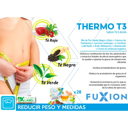 FuXion (Thermo T3) Potencia tu entrenamiento y alcanza tus objetivos de pérdida de peso, el poderoso suplemento termogénico que aumenta tu metabolismo, reduce el apetito y quema grasa.