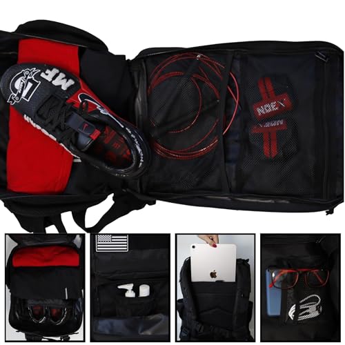 GABITO Mochila Militar. Mochila tactica 25L y 3 Parches, para Senderismo, Crossfit, Viaje, Gimnasio, Camping y Uso Diario. Impermeable, Robusta, Comoda y Ajustable, Multiples bolsillos.