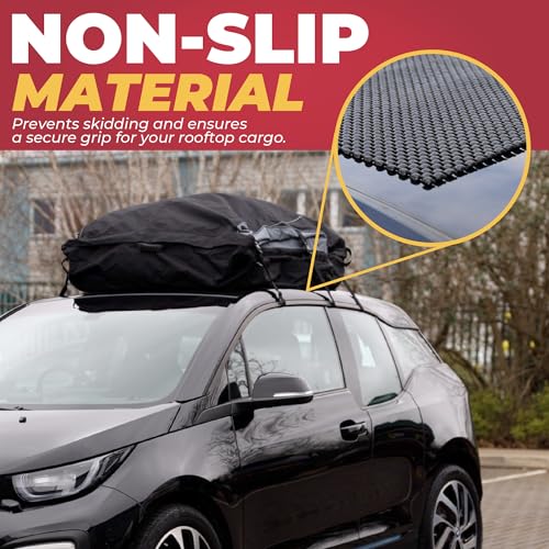 GADLANE Alfombrilla Antideslizante Coche Patrón De Rejilla De PVC Impermeable Cortar Fácilmente A La Medida Versátil - 90 x 100 cm