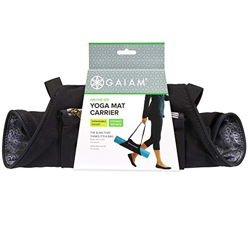 Gaiam On-The-Go Esterilla Portador, tormenta de Granito