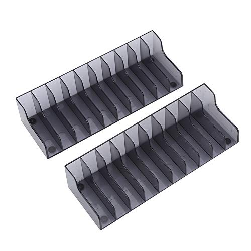 Game Disk Storage, 2 PCS Game CD Disk Rack Soporte de Almacenamiento de bambú Soporte para PS4 / Slim/Pro/XBOXONE S.