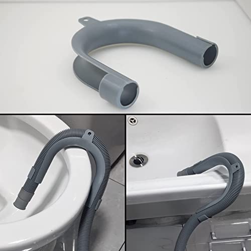 Gancho Para Manguera De Salida De Drenaje En Forma De U, Ganchos Soportes De Tubería De Plásticoo Con Curva En U Para Tubería De Plomería De 24-26 Mm, Ideal Para Tuberías Domésticas, Electrodomésticos