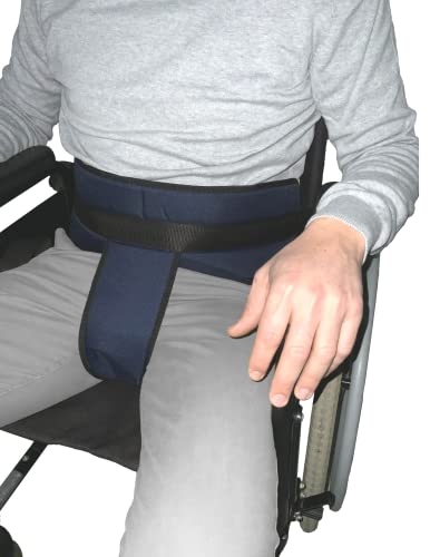 Gar Medical Cinturón Pelvico Silla de Ruedas, Sujeción zona Abdominal y Pelvica, Alta Protección Anti-Caidas, Talla Unica 200Cm Ajustable, Reforzamiento en zona Pelvica.