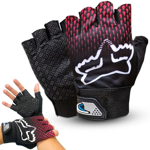 Genérico Guantes de Gimnasio para Hombre y Mujer Transpirables - Muñequera Acolchada para Entrenamiento, Gym, Fitness, Crossfit, calistenia, dominadas y Pesas - Guantillas Antideslizante XL