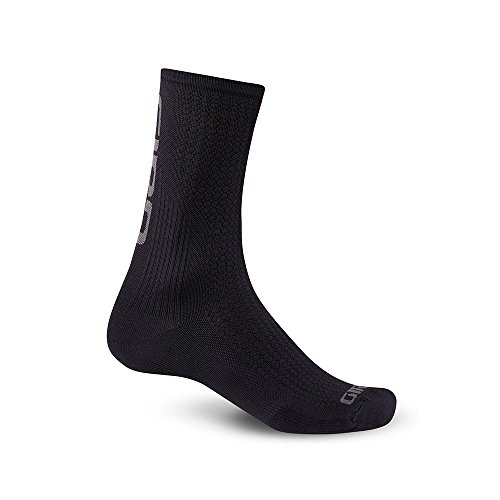 GIRO Función Calcetines HRC Team, Todo el año, Unisex, Color Negro - Negro, tamaño Small