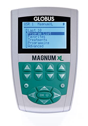 GLOBUS | Magnum XL Magnetoterapia Domiciliaria Alta Potencia, 26 Programas, Tratamiento de Enfermedades Osteoarticulares, Fracturas, Dolor, Inflamación, Programas Estéticos para Celulitis y Estrías