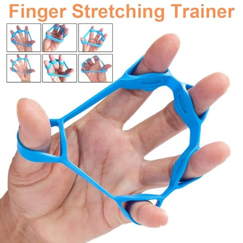 GNHG 4 Piezas Hand Grip,antebrazo ejercitar, Ejercitador de Manos, Manos Silicona Bandas de Resistencia Elástico para Ejercicios de Antebrazo Guitarra Rock Escalada Entrenamiento y antebrazo