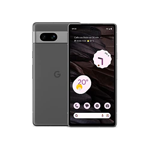 Google Pixel 7a - Smartphone 5G Android Libre con Lente Gran Angular y batería de 24 Horas de duración - Carbón