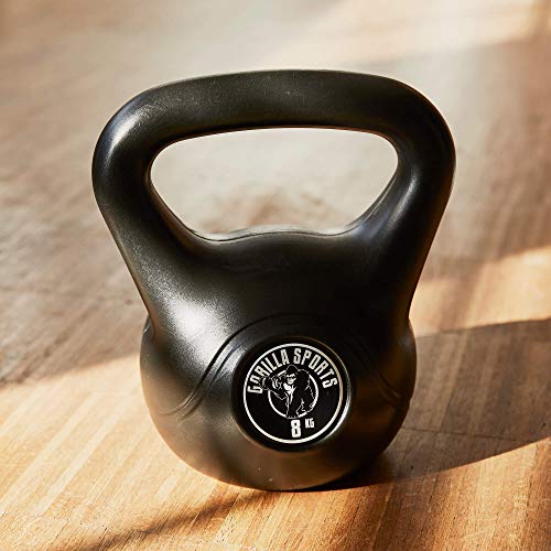 GORILLA SPORTS® - Kettlebell Pesa rusa de vinilo (20 kg)