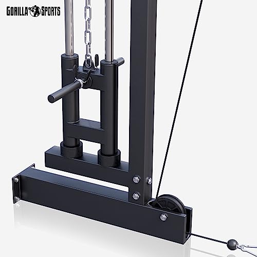 GORILLA SPORTS ® Torre de tiro para pared en negro