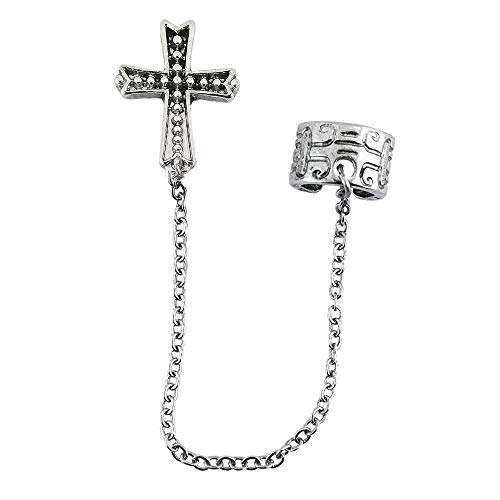 "GOTHIC CROSS EARRING" -