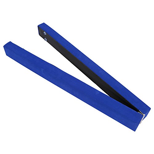 GOTOTOP - Barra de gimnasia plegable de 220 cm, equilibrio plegable de gimnasia, barras de equilibrio para gimnasio formación, azul