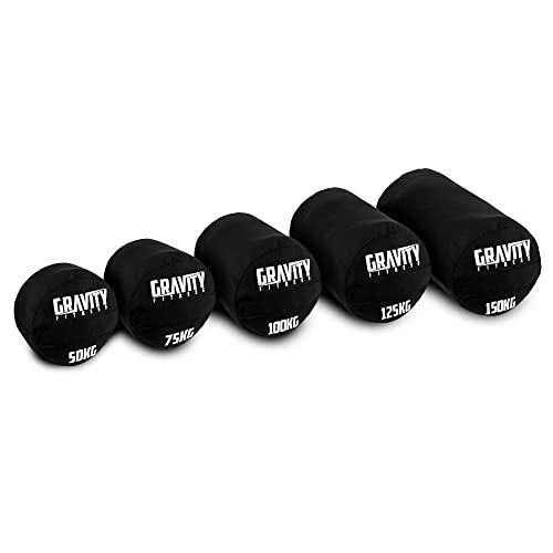 Gravity Fitness Bolsa de arena resistente Strongman de 50 kg a 150 kg (100 kg)