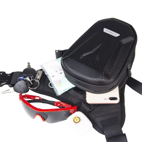 Gutriff Bolsa de Pierna con Correas Ajustables para Hombres y Mujeres, Muslo y Bolsa Deportiva para Correr, Montar a Caballo, Motocicleta, Deportes, Trabajo