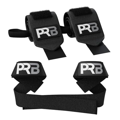 Gym straps + muñequeras, set de correas levantamiento de pesas con muñequeras. Entrenamiento de empujes, tracciones, musculación, powerlifting, crossfit y entrenamiento de fuerza.