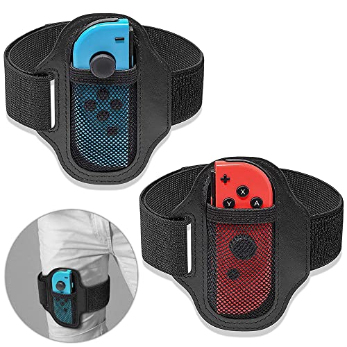 HAOBIN 2 Piezas De Banda para La Pierna para Switch Correa para La Pierna para Switch Sports Strap Compatible con Switch Adventure Correa para La Pierna para Switch Correa EláStica para La Pierna