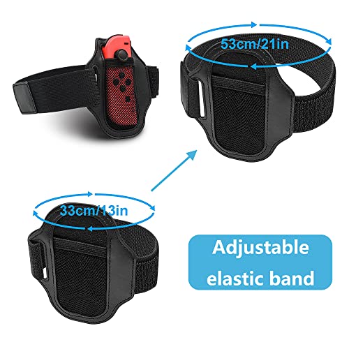 HAOBIN 2 Piezas De Banda para La Pierna para Switch Correa para La Pierna para Switch Sports Strap Compatible con Switch Adventure Correa para La Pierna para Switch Correa EláStica para La Pierna