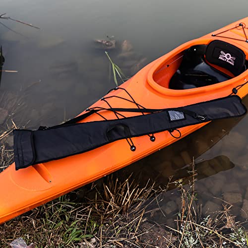 Heytur Bolsa de remo de kayak duradera para remos de kayak ajustables de 2 piezas