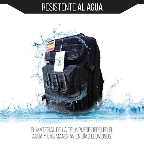 HG-FIT Mochila tactica Militar, Mochila Crossfit 45 L, Mochila Militar - Mochila de Senderismo | Ideal para Gimnasio,Caza